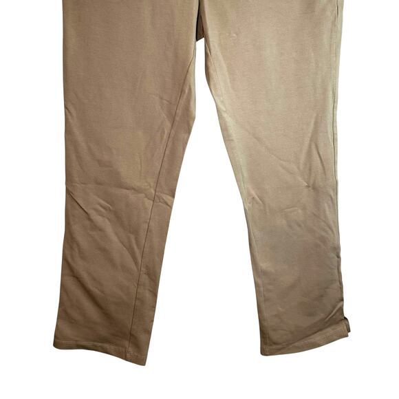 Susan Graver Weekend Regular Pull OnPremium Stretch Crop Pants Tan Womens Sz XS - Picture 4 of 9